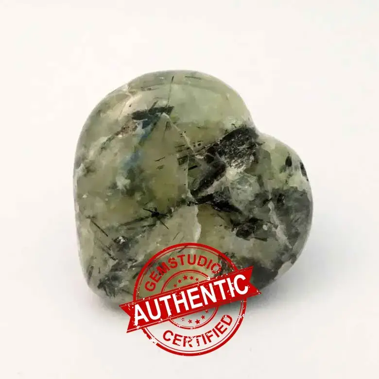 Prehnite Healing Crystal Heart Stone
