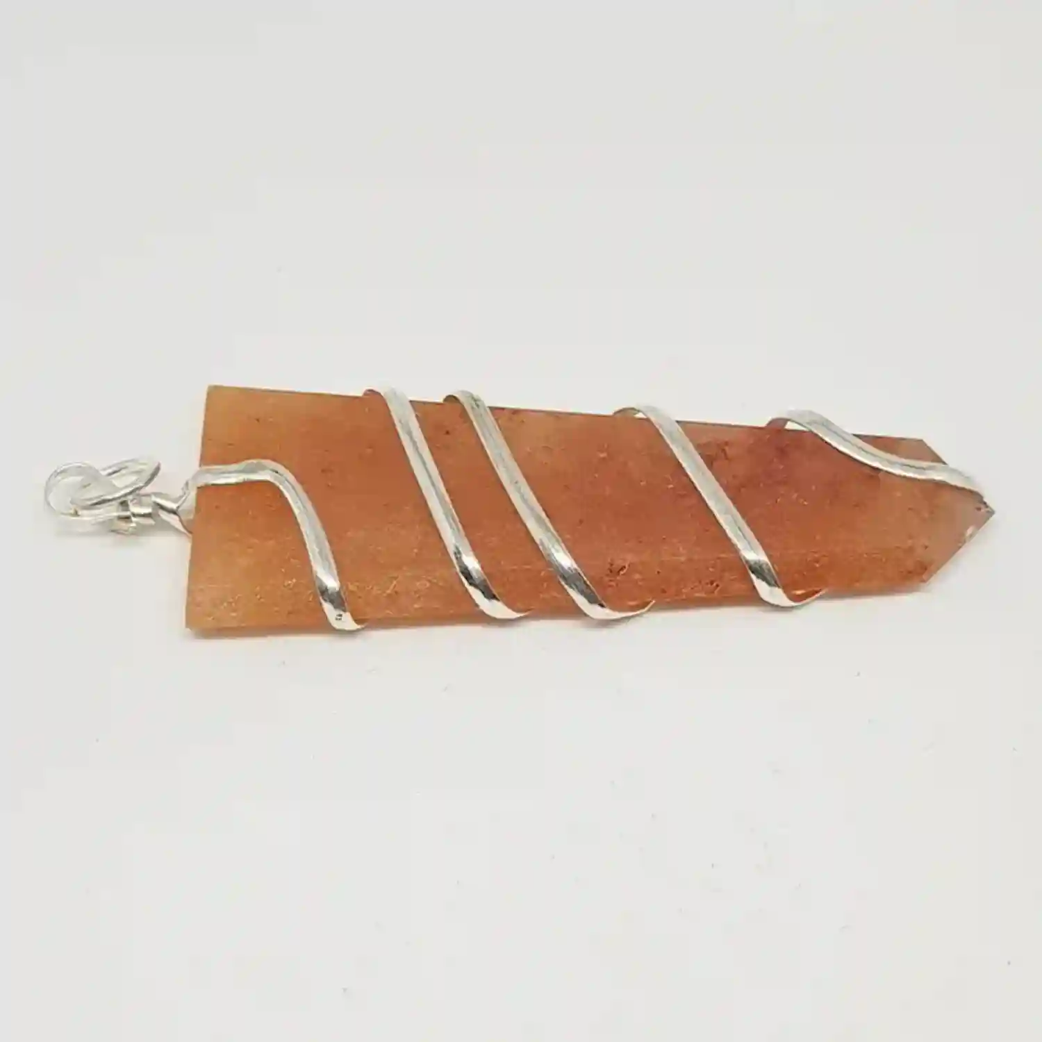 Red Aventurine Spiral Pencil Pendant