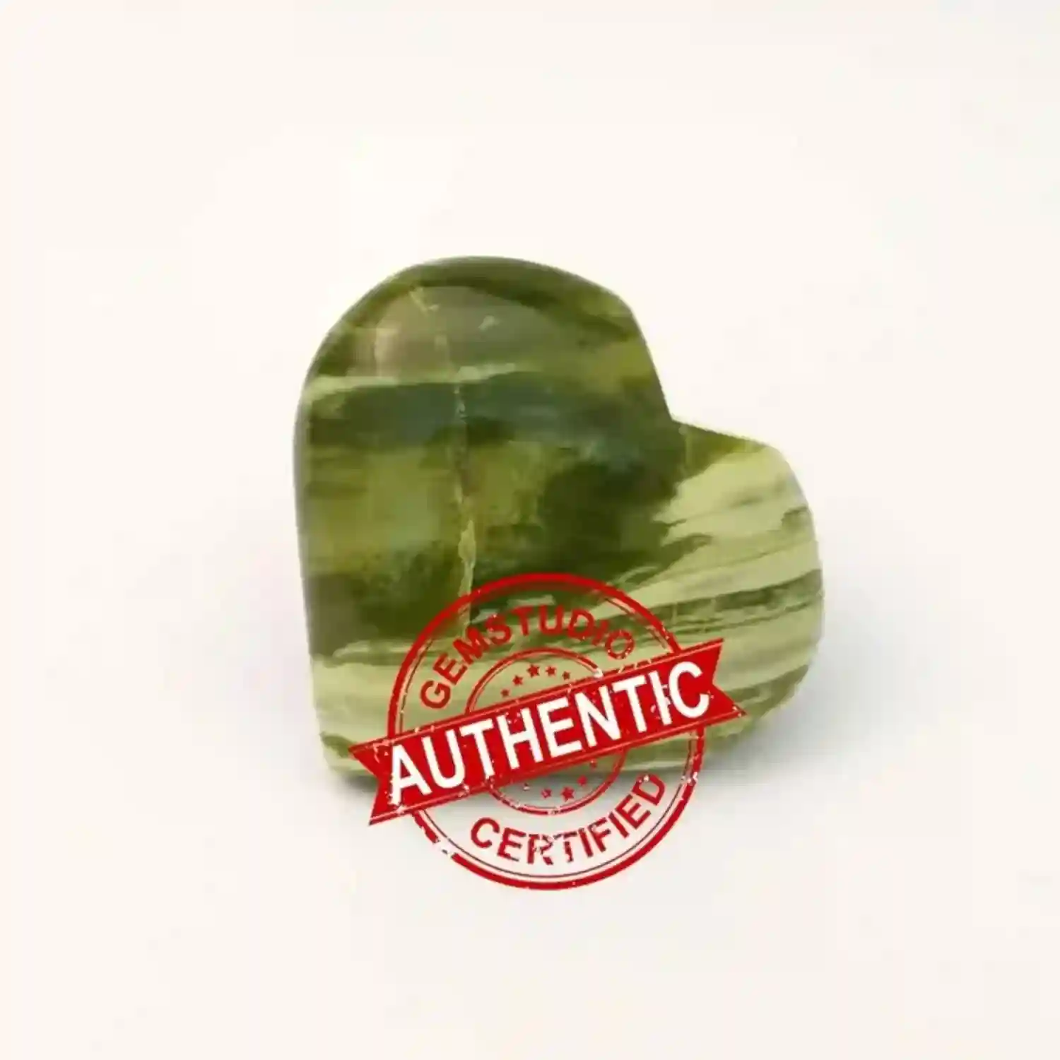 Serpentine Healing Crystal Heart Stone