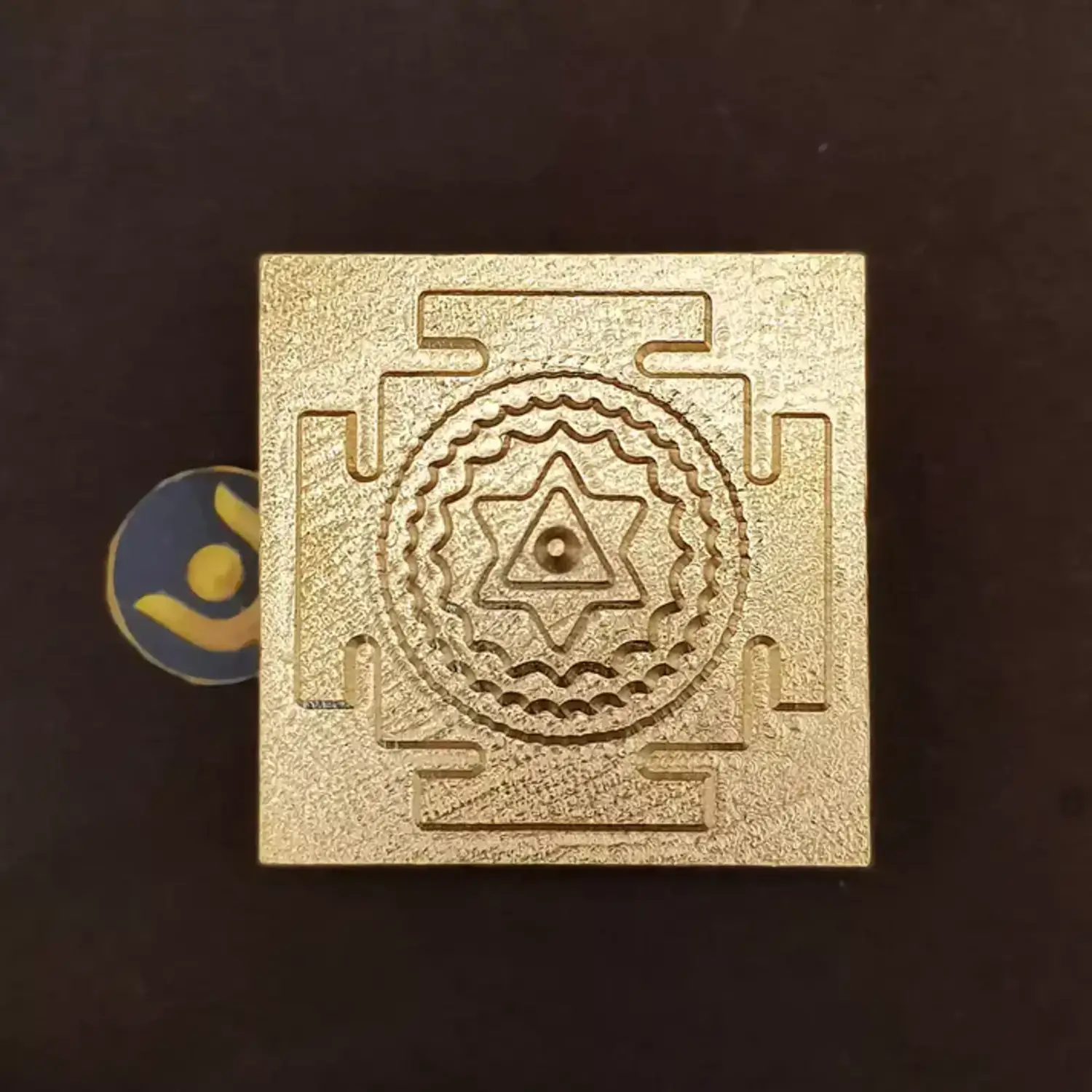 Shri Durga Navarna Brass Yantra