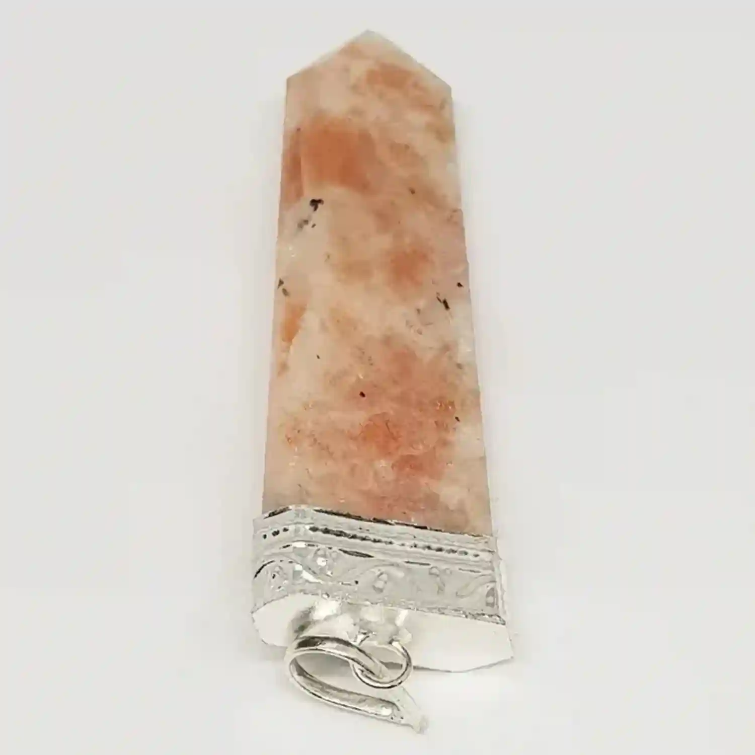 Sunstone 7 Chakra Pencil Pendant