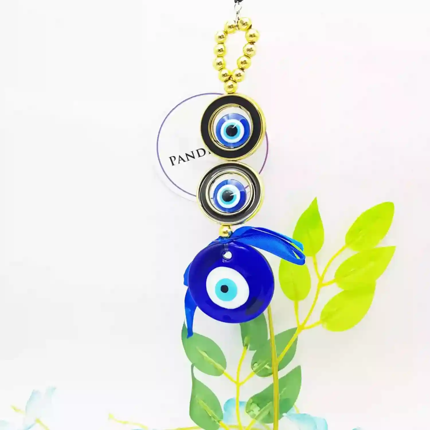 Three Layered Evil Eye Hanging for Protection