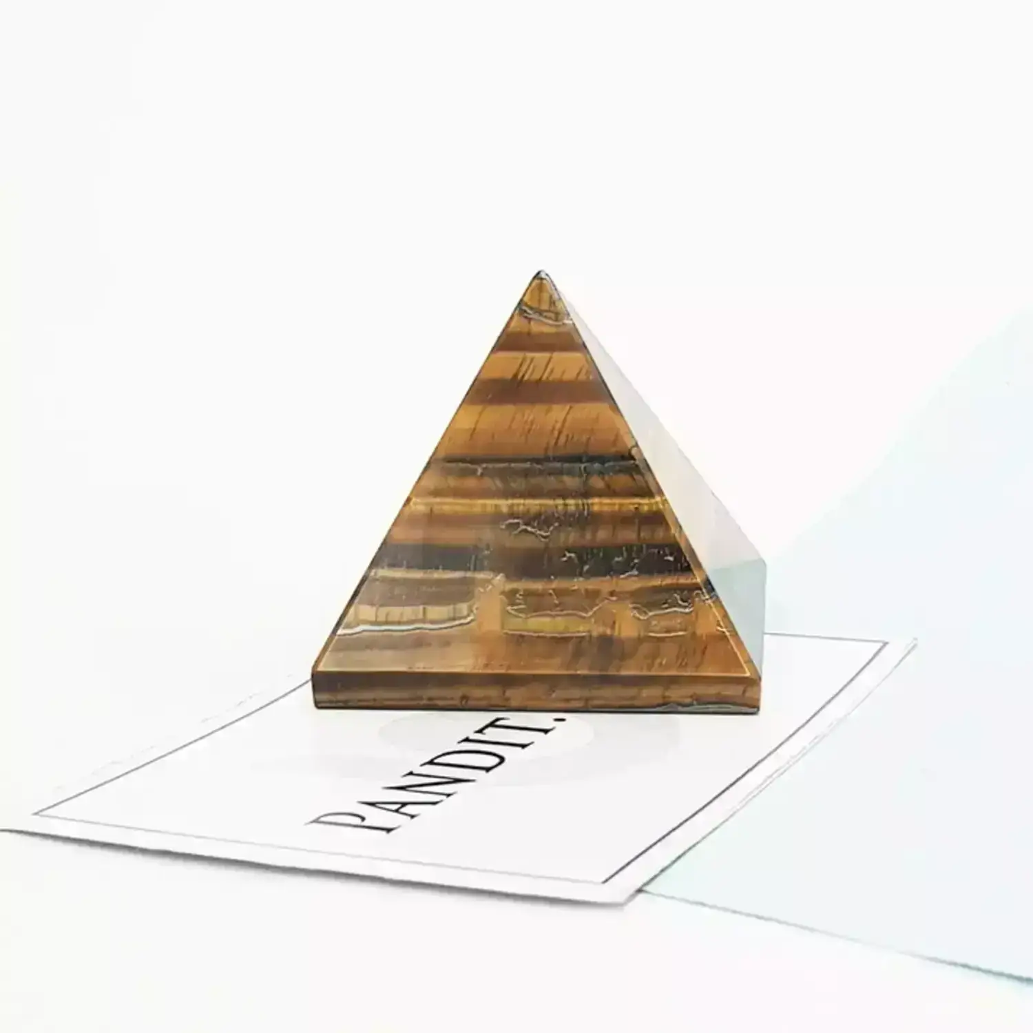 Tiger Eye Crystal Pyramid