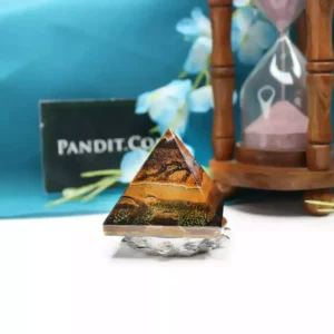 Tiger Eye Crystal Pyramid