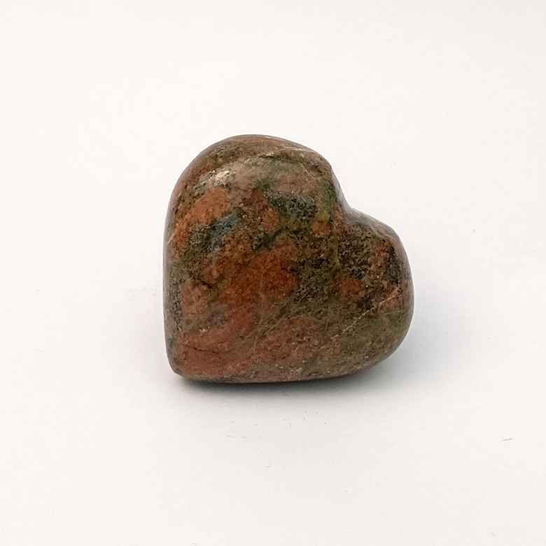 Unakite Healing Crystal Heart Stone